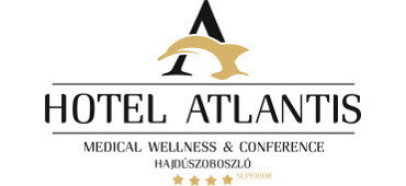 Hotel Atlantis**** Hajdúszoboszló logo színes